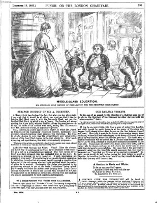 Punch Samstag 16. Dezember 1865