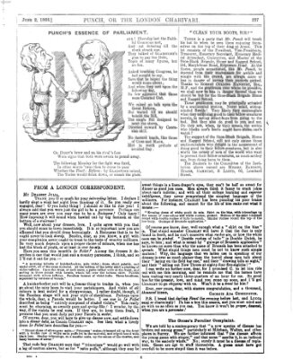 Punch Samstag 2. Juni 1866