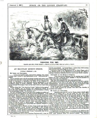 Punch Samstag 9. Februar 1867