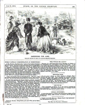 Punch Samstag 29. Juni 1867