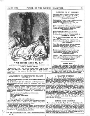 Punch Samstag 27. Juli 1867