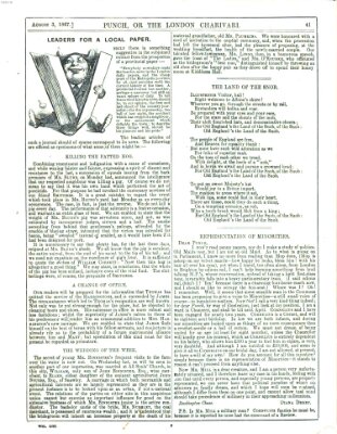 Punch Samstag 3. August 1867