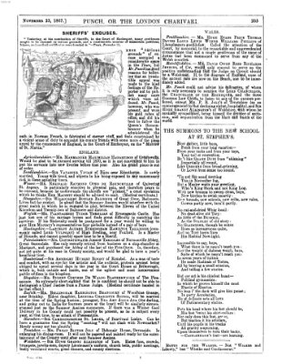 Punch Samstag 23. November 1867