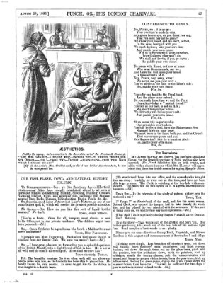 Punch Samstag 29. August 1868