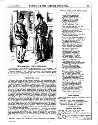 Punch Samstag 3. April 1869