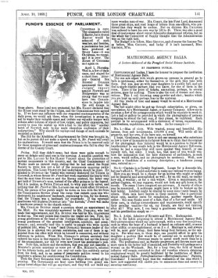 Punch Samstag 10. April 1869