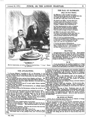 Punch Samstag 22. Januar 1870