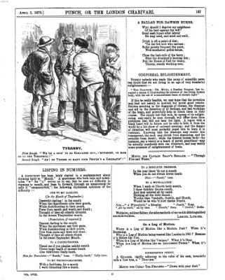 Punch Samstag 2. April 1870