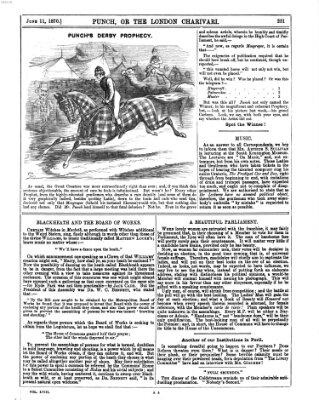 Punch Samstag 11. Juni 1870