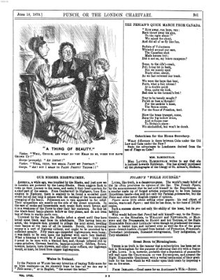 Punch Samstag 18. Juni 1870