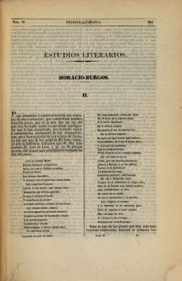 El Español. Revista literaria (El Español) Montag 20. Juli 1846