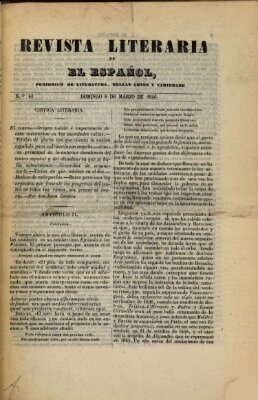 El Español. Revista literaria (El Español) Sonntag 8. März 1846