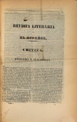 El Español. Revista literaria (El Español) Montag 10. Mai 1847