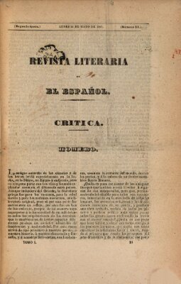 El Español. Revista literaria (El Español) Montag 24. Mai 1847