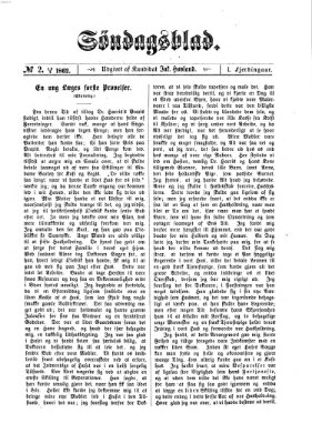 Søndagsblad Sonntag 13. April 1862