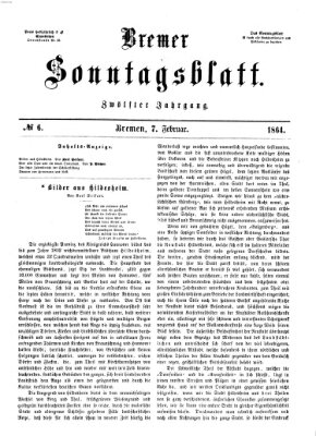 Bremer Sonntagsblatt Sonntag 7. Februar 1864