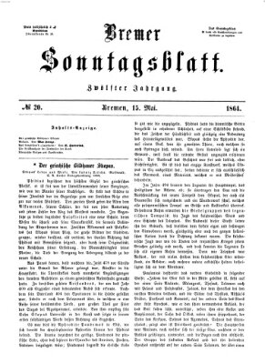 Bremer Sonntagsblatt Sonntag 15. Mai 1864