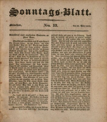 Sonntags-Blatt (Der bayerische Volksfreund) Sonntag 30. März 1828