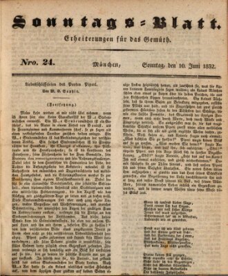 Sonntags-Blatt (Der bayerische Volksfreund) Sonntag 10. Juni 1832