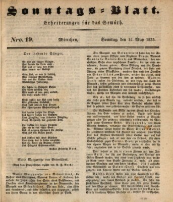 Sonntags-Blatt (Der bayerische Volksfreund) Sonntag 12. Mai 1833