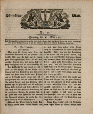 Sonntagsblatt Sonntag 13. Mai 1832