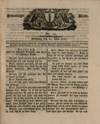 Sonntagsblatt Sonntag 19. Mai 1833