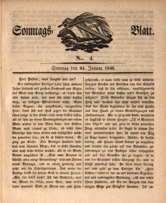 Sonntagsblatt Sonntag 24. Januar 1836