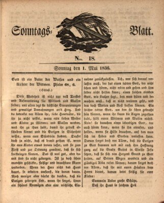 Sonntagsblatt Sonntag 1. Mai 1836