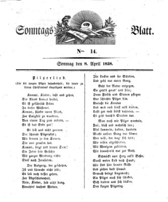 Sonntagsblatt Sonntag 8. April 1838