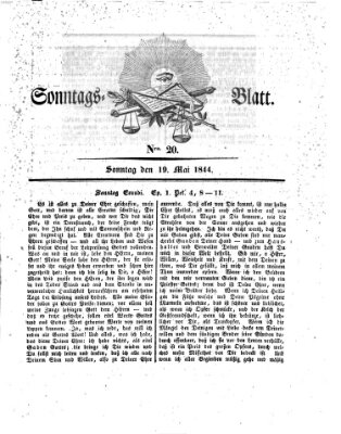 Sonntagsblatt Sonntag 19. Mai 1844