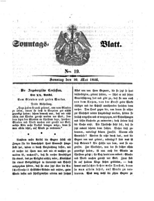 Sonntagsblatt Sonntag 10. Mai 1846