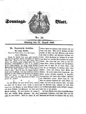 Sonntagsblatt Sonntag 23. August 1846