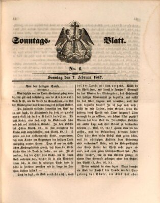 Sonntagsblatt Sonntag 7. Februar 1847