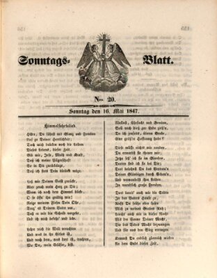 Sonntagsblatt Sonntag 16. Mai 1847