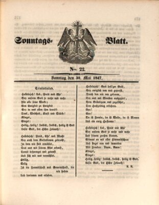 Sonntagsblatt Sonntag 30. Mai 1847