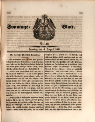 Sonntagsblatt Sonntag 6. August 1848