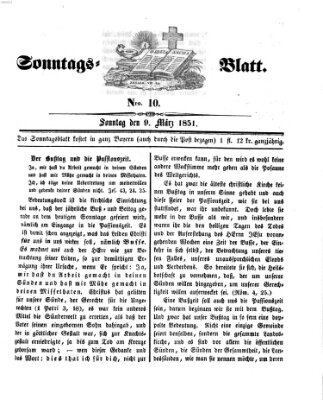 Sonntagsblatt Sonntag 9. März 1851