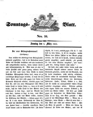 Sonntagsblatt Sonntag 6. März 1853