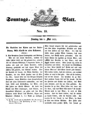 Sonntagsblatt Sonntag 8. Mai 1853