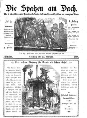 Die Spatzen am Dach (Stadtfraubas) Sonntag 25. Februar 1866