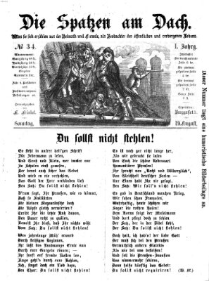 Die Spatzen am Dach (Stadtfraubas) Sonntag 19. August 1866