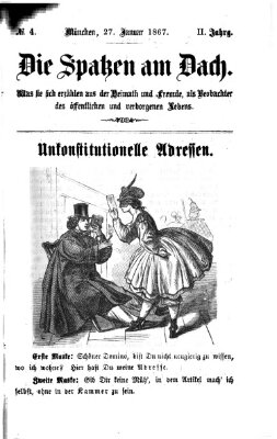 Die Spatzen am Dach (Stadtfraubas) Sonntag 27. Januar 1867