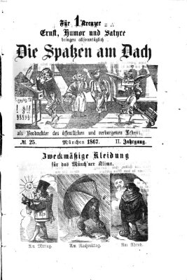 Die Spatzen am Dach (Stadtfraubas) Sonntag 23. Juni 1867