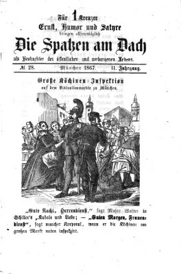 Die Spatzen am Dach (Stadtfraubas) Sonntag 14. Juli 1867