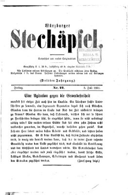 Würzburger Stechäpfel Freitag 5. Juli 1861