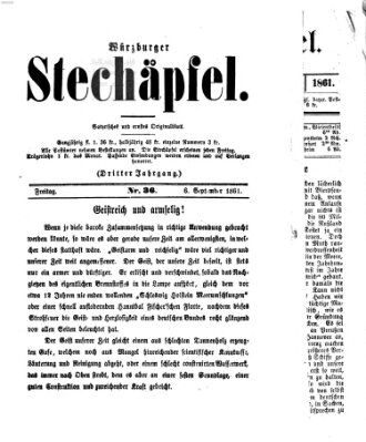 Würzburger Stechäpfel Freitag 6. September 1861