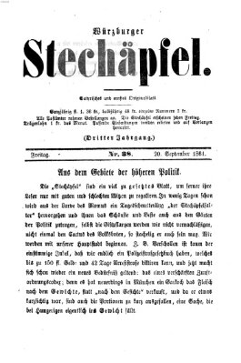 Würzburger Stechäpfel Freitag 20. September 1861