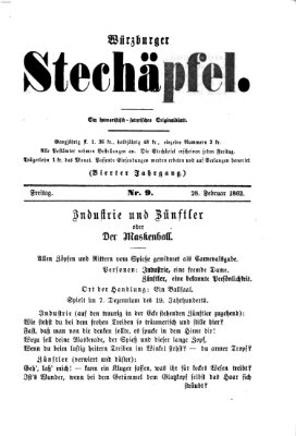 Würzburger Stechäpfel Freitag 28. Februar 1862