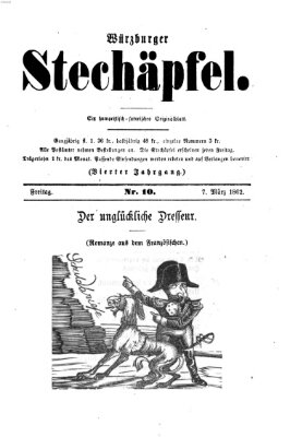 Würzburger Stechäpfel Freitag 7. März 1862