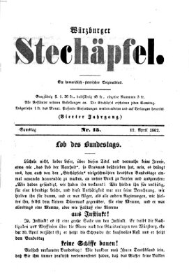 Würzburger Stechäpfel Samstag 12. April 1862